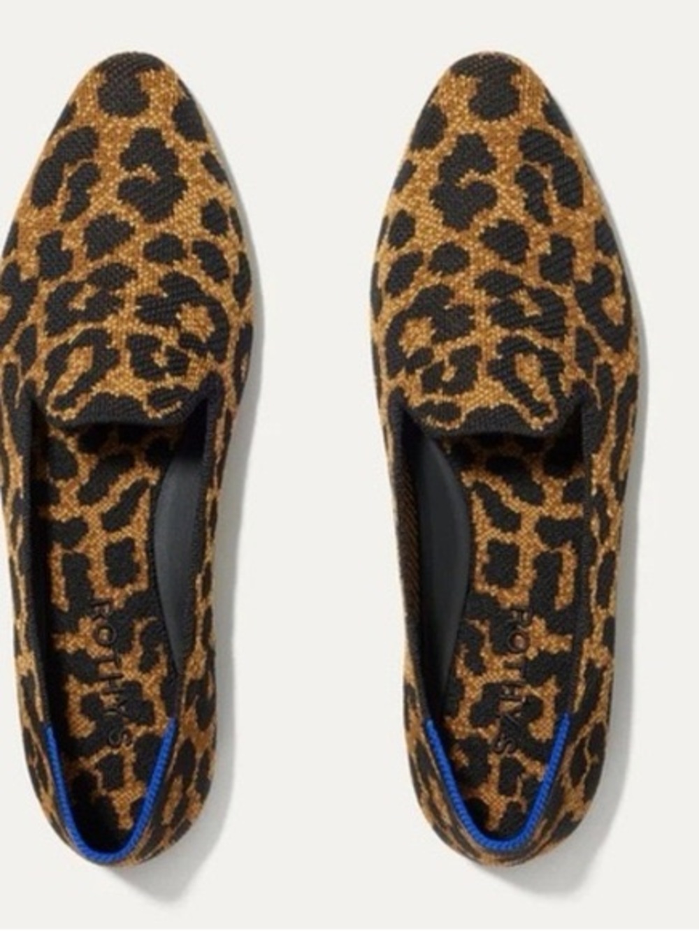 Rothy's Leopard Print Almond Loafers (8)